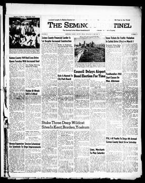 The Seminole Sentinel (Seminole, Tex.), Vol. 42, No. 12, Ed. 1 Thursday, February 24, 1949