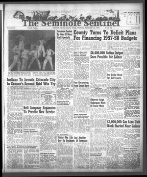 Primary view of object titled 'The Seminole Sentinel (Seminole, Tex.), Vol. 50, No. 42, Ed. 1 Thursday, September 12, 1957'.