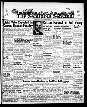 Primary view of The Seminole Sentinel (Seminole, Tex.), Vol. 43, No. 48, Ed. 1 Thursday, November 2, 1950
