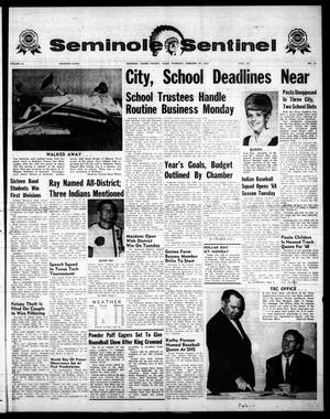 Seminole Sentinel (Seminole, Tex.), Vol. 61, No. 16, Ed. 1 Thursday, February 29, 1968