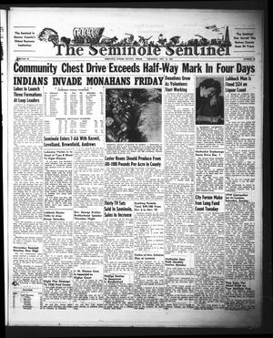 Primary view of object titled 'The Seminole Sentinel (Seminole, Tex.), Vol. 45, No. 50, Ed. 1 Thursday, November 13, 1952'.