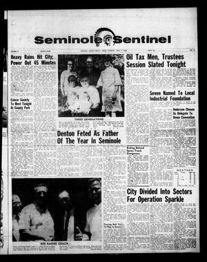 Seminole Sentinel (Seminole, Tex.), Vol. 61, No. 31, Ed. 1 Thursday, June 13, 1968
