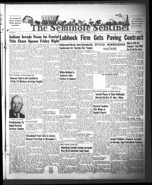 The Seminole Sentinel (Seminole, Tex.), Vol. 44, No. 46, Ed. 1 Thursday, October 18, 1951