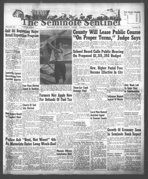 Primary view of object titled 'The Seminole Sentinel (Seminole, Tex.), Vol. 50, No. 32, Ed. 1 Thursday, July 4, 1957'.