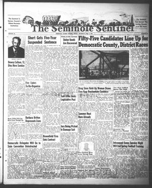 The Seminole Sentinel (Seminole, Tex.), Vol. 45, No. 23, Ed. 1 Thursday, May 8, 1952