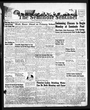 Primary view of object titled 'The Seminole Sentinel (Seminole, Tex.), Vol. 43, No. 27, Ed. 1 Thursday, June 8, 1950'.