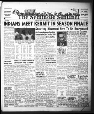 The Seminole Sentinel (Seminole, Tex.), Vol. 45, No. 51, Ed. 1 Thursday, November 20, 1952