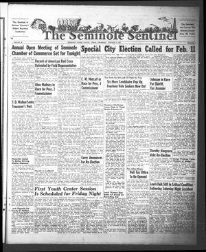 The Seminole Sentinel (Seminole, Tex.), Vol. 45, No. 6, Ed. 1 Thursday, January 10, 1952