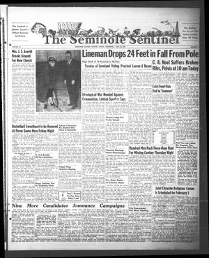 The Seminole Sentinel (Seminole, Tex.), Vol. 45, No. 8, Ed. 1 Thursday, January 24, 1952