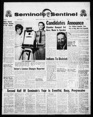 Seminole Sentinel (Seminole, Tex.), Vol. 61, No. 8, Ed. 1 Thursday, January 4, 1968