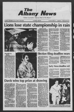 The Albany News (Albany, Tex.), Vol. 116, No. 29, Ed. 1 Thursday, December 26, 1991