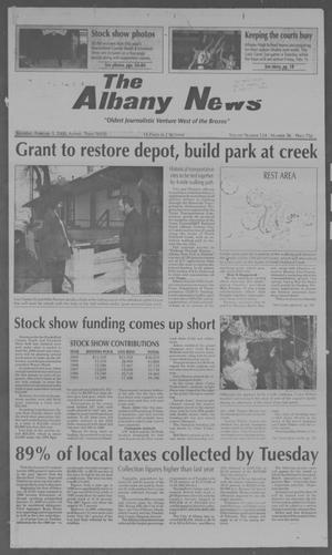 Primary view of object titled 'The Albany News (Albany, Tex.), Vol. 124, No. 36, Ed. 1 Thursday, February 3, 2000'.