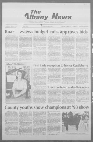 The Albany News (Albany, Tex.), Vol. 117, No. 41, Ed. 1 Thursday, March 18, 1993