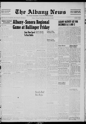 The Albany News (Albany, Tex.), Vol. 71, No. 12, Ed. 1 Thursday, December 2, 1954