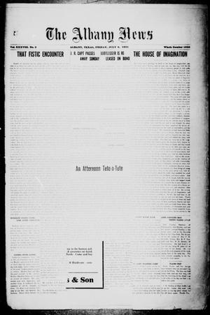 The Albany News (Albany, Tex.), Vol. 38, No. 3, Ed. 1 Friday, July 8, 1921