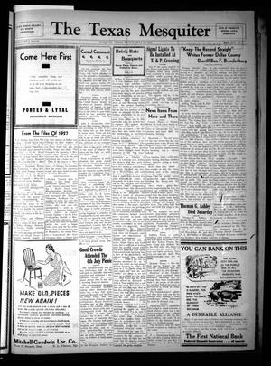 The Texas Mesquiter. (Mesquite, Tex.), Vol. 54, No. 1, Ed. 1 Friday, July 12, 1935