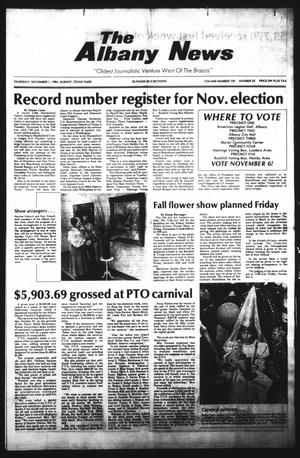 The Albany News (Albany, Tex.), Vol. 109, No. 20, Ed. 1 Thursday, November 1, 1984