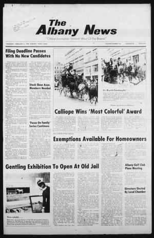 The Albany News (Albany, Tex.), Vol. 106, No. 33, Ed. 1 Thursday, February 4, 1982