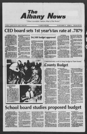 The Albany News (Albany, Tex.), Vol. 116, No. 12, Ed. 1 Thursday, August 29, 1991