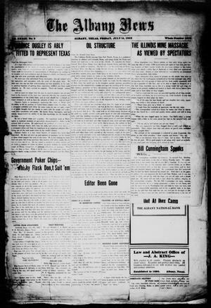 The Albany News (Albany, Tex.), Vol. 39, No. 2, Ed. 1 Friday, July 14, 1922