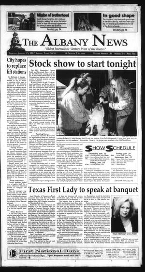 Primary view of object titled 'The Albany News (Albany, Tex.), Vol. 131, No. 34, Ed. 1 Thursday, January 25, 2007'.