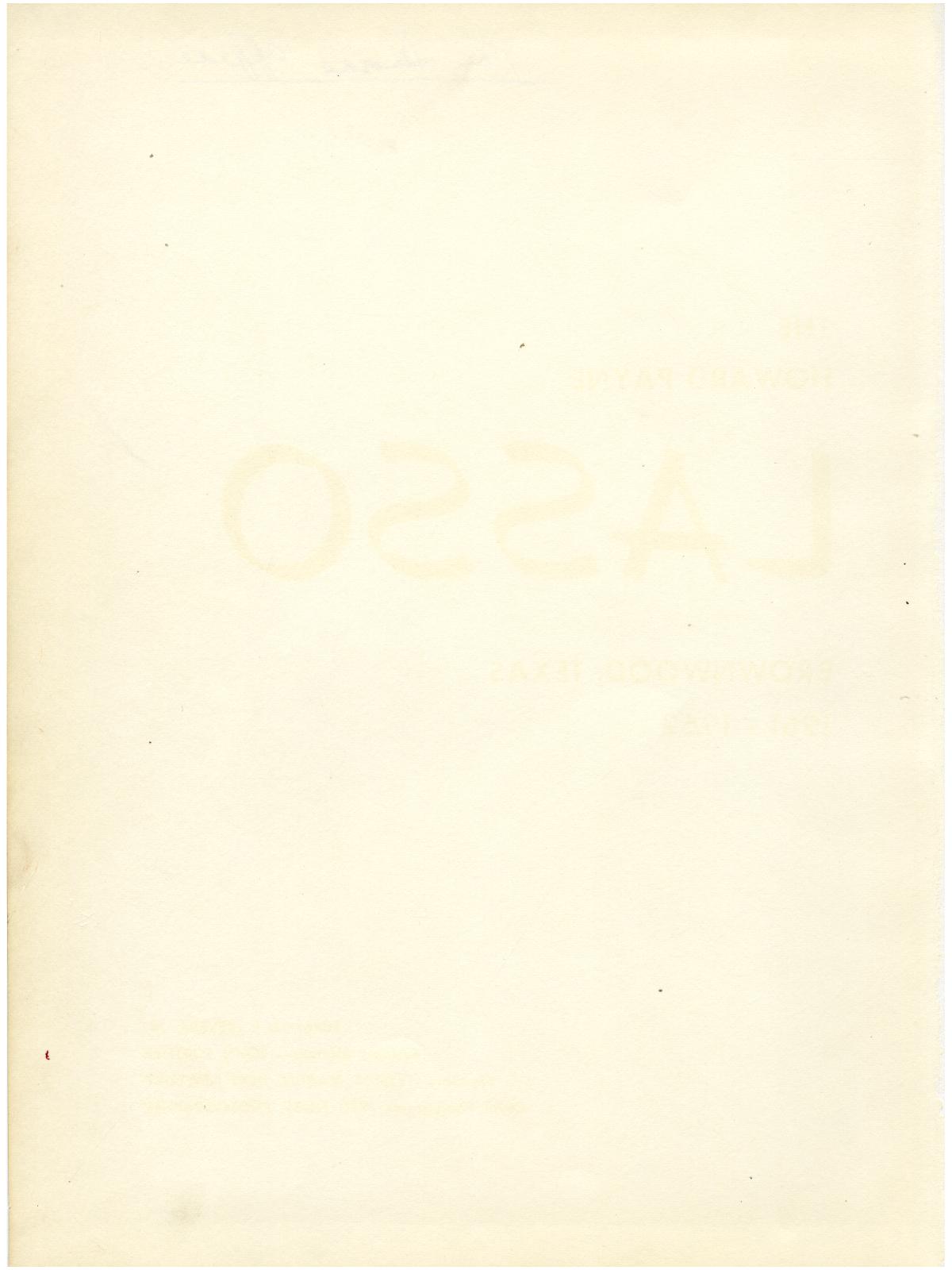 The Lasso, Yearbook of Howard Payne College, 1962
                                                
                                                    Front Inside
                                                