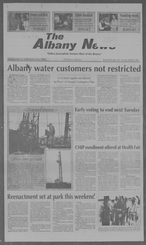 Primary view of object titled 'The Albany News (Albany, Tex.), Vol. 124, No. 48, Ed. 1 Thursday, April 27, 2000'.