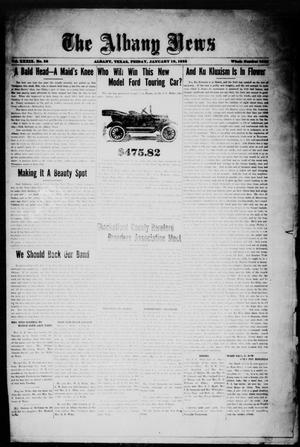 The Albany News (Albany, Tex.), Vol. 39, No. 28, Ed. 1 Friday, January 19, 1923