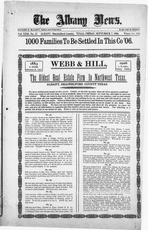 The Albany News. (Albany, Tex.), Vol. 23, No. 12, Ed. 1 Friday, September 7, 1906