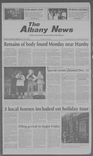The Albany News (Albany, Tex.), Vol. 124, No. 27, Ed. 1 Thursday, December 2, 1999