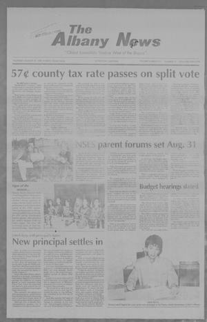 Primary view of object titled 'The Albany News (Albany, Tex.), Vol. 117, No. 12, Ed. 1 Thursday, August 27, 1992'.