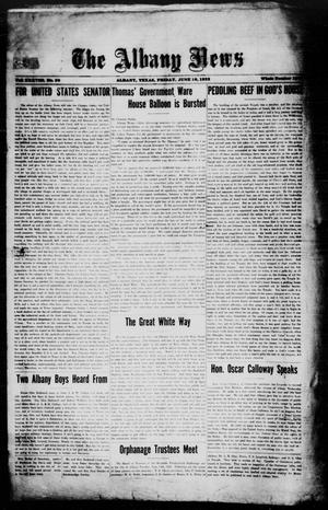 The Albany News (Albany, Tex.), Vol. 38, No. 50, Ed. 1 Friday, June 16, 1922