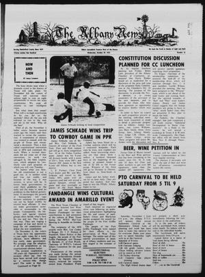 The Albany News (Albany, Tex.), Vol. 100, No. 18, Ed. 1 Wednesday, October 29, 1975
