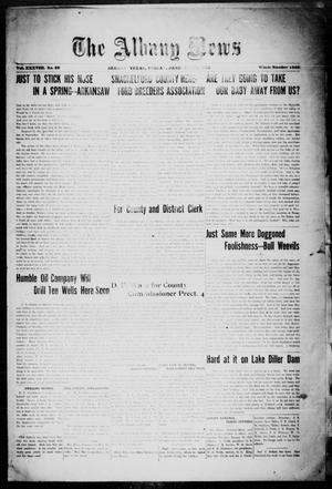 The Albany News (Albany, Tex.), Vol. 38, No. 29, Ed. 1 Friday, January 13, 1922