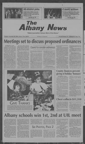The Albany News (Albany, Tex.), Vol. 127, No. 26, Ed. 1 Thursday, November 28, 2002