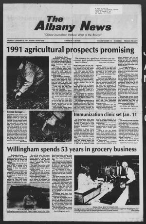 The Albany News (Albany, Tex.), Vol. 115, No. 31, Ed. 1 Thursday, January 10, 1991