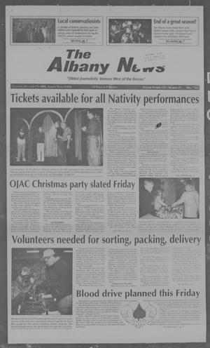 Primary view of object titled 'The Albany News (Albany, Tex.), Vol. 125, No. 29, Ed. 1 Thursday, December 14, 2000'.