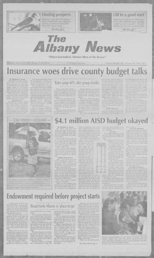 Primary view of object titled 'The Albany News (Albany, Tex.), Vol. 126, No. 14, Ed. 1 Thursday, August 30, 2001'.