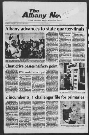 The Albany News (Albany, Tex.), Vol. 116, No. 26, Ed. 1 Thursday, December 5, 1991
