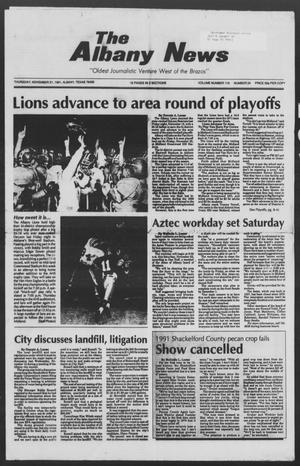 The Albany News (Albany, Tex.), Vol. 116, No. 24, Ed. 1 Thursday, November 21, 1991