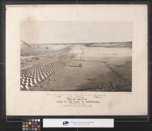 Bird's-Eye View of the Army Occupation, Corpus Christi, Texas, Oct. 1845