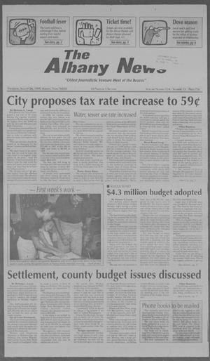 The Albany News (Albany, Tex.), Vol. 124, No. 13, Ed. 1 Thursday, August 26, 1999