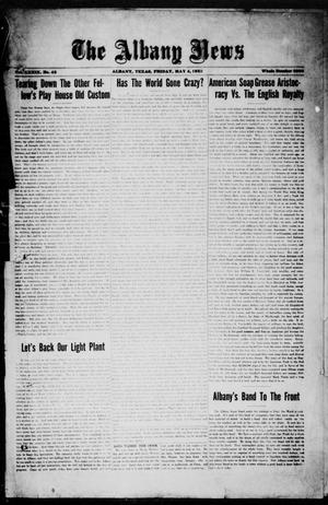 The Albany News (Albany, Tex.), Vol. 39, No. 43, Ed. 1 Friday, May 4, 1923