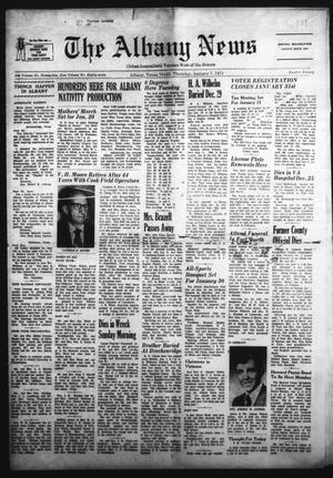 The Albany News (Albany, Tex.), Vol. 87, No. 20, Ed. 1 Thursday, January 7, 1971