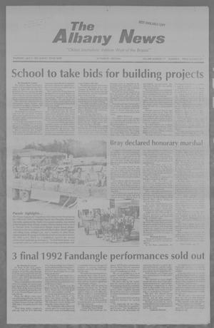 The Albany News (Albany, Tex.), Vol. 117, No. 4, Ed. 1 Thursday, July 2, 1992