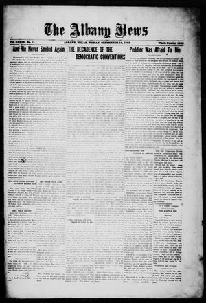 The Albany News (Albany, Tex.), Vol. 39, No. 11, Ed. 1 Friday, September 15, 1922