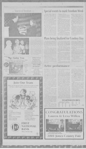 The Albany News (Albany, Tex.), Vol. [126], No. [18], Ed. 1 Thursday, September 27, 2001