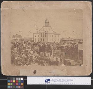 Tarrant County Courthouse and Public Square in 1879