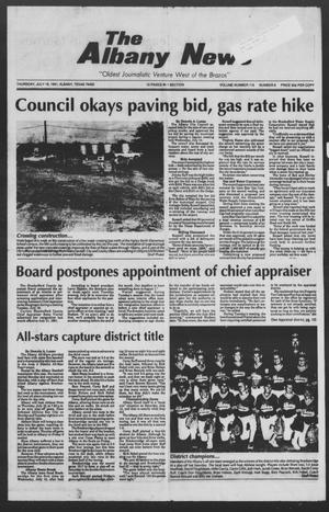 The Albany News (Albany, Tex.), Vol. 116, No. 6, Ed. 1 Thursday, July 18, 1991