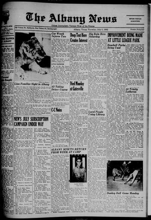 Primary view of object titled 'The Albany News (Albany, Tex.), Vol. 78, No. 44, Ed. 1 Thursday, July 5, 1962'.